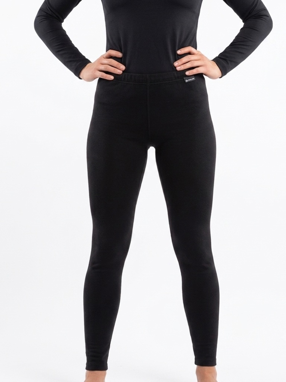 Newland Sierra Nevada Italy Black Base Layer Thermal Leggings Tights Skiing XS
